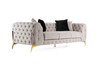 Clarice - Transitional Light Beige Velvet Sofa / VGAH-SF1013-3-BGE