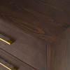 Manhattan - Contemporary Brown Oak and Gold Chest / VGMA-BR-127-CST-CRY