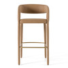 Faerron - Modern Tan Leatherette Bar Chair / VGEU-MC-7182BC-B-TAN