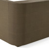 Eastern King Modrest Lois - Modern Grey Leather & Beige Shagreen Bed / VGVC-BD2408-BED-EK