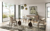 Cleveland - Contemporary Glass and Grey Ash Dining Table / VGCS-DT-16152-GRY