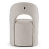 Gordon - Modern Cream Fabric Swivel Dining Chair / VGKK-KF-Y2176-CRM