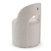 Gordon - Modern Cream Fabric Swivel Dining Chair / VGKK-KF-Y2176-CRM
