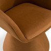 Risa Modern Rust Fabric Swivel Dining Chair / VGEU-MC-7598CH-RUST