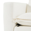 Almagre - Modern White Fabric Sofa w/ 3 Electric Recliners / VGEV-G2315-WHT