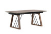 Emmond - Mid-Century Modern Ceramic + Walnut Extendable Dining Table / VGDW-DW3008-08-WAL