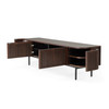 Clifton - Modern Smoked Ash Tall TV Stand / VGDW-DW3010-SMK