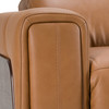 Sandstone - Modern Brown Leather Loveseat w/ 2 Electric Recliners / VGKV-KM.6120-LOVE-BRN