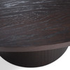 Miami - Modern Brown Round Dining Table with Extension / VGME121255-DT-BRN