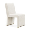 Bounty - Modern Beige Fabric + Antique Brass Dining Chair (Set of 2) / VGFA-CH531-BGE