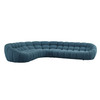Yolonda - Dark Teal Fabric Sectional Sofa / VGEV-2126B-TEAL-SECT