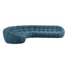 Yolonda - Dark Teal Fabric Sectional Sofa / VGEV-2126B-TEAL-SECT