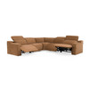 Horton - Modern Brown Fabric Sectional w/ 3 Recliners / VGKV-KM.6372-BRN