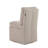Adrian - Modern Beige Fabric Dining Chair w/ Castor Wheels / VGKK-KF-Y1066-BGE