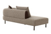 Plume - Modern Brown Fabric Sectional Sofa / VGOD-ZW-24014-BRN