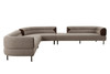 Plume - Modern Brown Fabric Sectional Sofa / VGOD-ZW-24014-BRN