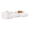 Freya - Modern Beige Fabric Sectional w/ Console / VGOD-RD-047-BGE