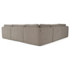 Chantry - Modern Grey Sand Fabric Sectional Sofa / VGKK-KF.8592-SECT-SAND