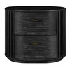 Fields - Modern Black Acacia Nightstand / VGWD-VGD2-BST02-BLK