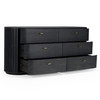 Fields - Modern Black Acacia Dresser / VGWD-VGD2-DR06-BLK