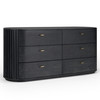 Fields - Modern Black Acacia Dresser / VGWD-VGD2-DR06-BLK
