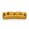 Oakland - Modern Mustard Fabric 4 Seat Sofa / VGDW-DS1017
