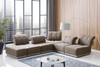 Ekron - Modern Brown & Beige Fabric Modular Sectional Sofa / VGMB-MB-1881-BRN
