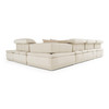 Panorama - Italian Modern Beige Fabric Modular Sectional Sofa / VGFT-PANORAMA-BGE