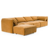 Gene - Modern Ochre Fabric 5-Piece Modular Sectional Sofa / VGSX-F6062-5PC-OCHRE