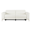 Chignik - Modern White Leather Sofa w/ 2 Recliners / VGMB-MB-R318-P2-WHT