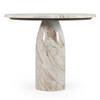 Isaac - Modern Natural Marble Round Coffee Table / VGNR-NI90040