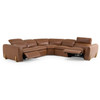 Conrad - Modern Brown Leather Sectional Sofa with 3 Recliners / VGKV-KM.856-BRN