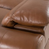 Conrad - Modern Brown Leather Sectional Sofa with 3 Recliners / VGKV-KM.856-BRN