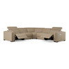 Frazier - Modern Tan Leather Sectional Sofa with 3 Recliners / VGKV-KM.268H-TAN