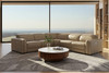 Frazier - Modern Tan Leather Sectional Sofa with 3 Recliners / VGKV-KM.268H-TAN