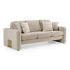 Gaston - Modern Taupe Velvet Sofa / VGAH-AG1648-3-TPE