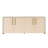 Florence - Modern Beige Leatherette + Gold Buffet / VGVC-G2410-BGE
