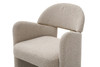 Ashley - Modern Beige Fabric + Brushed Brass Dining Chair / VGVCB2402-BGE