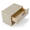 Lago - Modern Faux Travertine Nightstand / VGAC-LAGO-NS