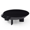 CT106 - Sample - Black High Gloss Round Coffee Table / VGVC-CT106