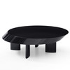 CT106 - Sample - Black High Gloss Round Coffee Table / VGVC-CT106