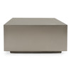 Anvil Modern Brushed Stainless Steel Rectangular Coffee Table / VGVC-CT8368-L