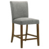 Paxton Upholstered Counter Height Dining Chair Grey (Set of 2) / CS-122179GRY