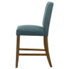 Paxton Upholstered Counter Height Dining Chair Teal Blue (Set of 2) / CS-122179TLB