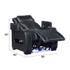 Ephron Power Motion Recliner W/Power Headrest & LED  / LV06082