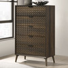 33"W X 16"D X 50"H Chest, Dark Brown / FM7272DB-C