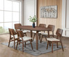 Table: 70.9"L X 39.4"W X 29.5"H 7 Pc. Dining Table Set / FM3212WN-T-7PC
