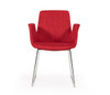 Altair Mid-Century Red Fabric Dining Chair / VGOBTY100-F-RED