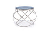 Tulare Contemporary Smoked Glass End Table / VGVCET829