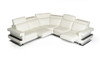 Crosby - Italian Modern White Leather Sectional Sofa / VGNTCROSBY-WHT